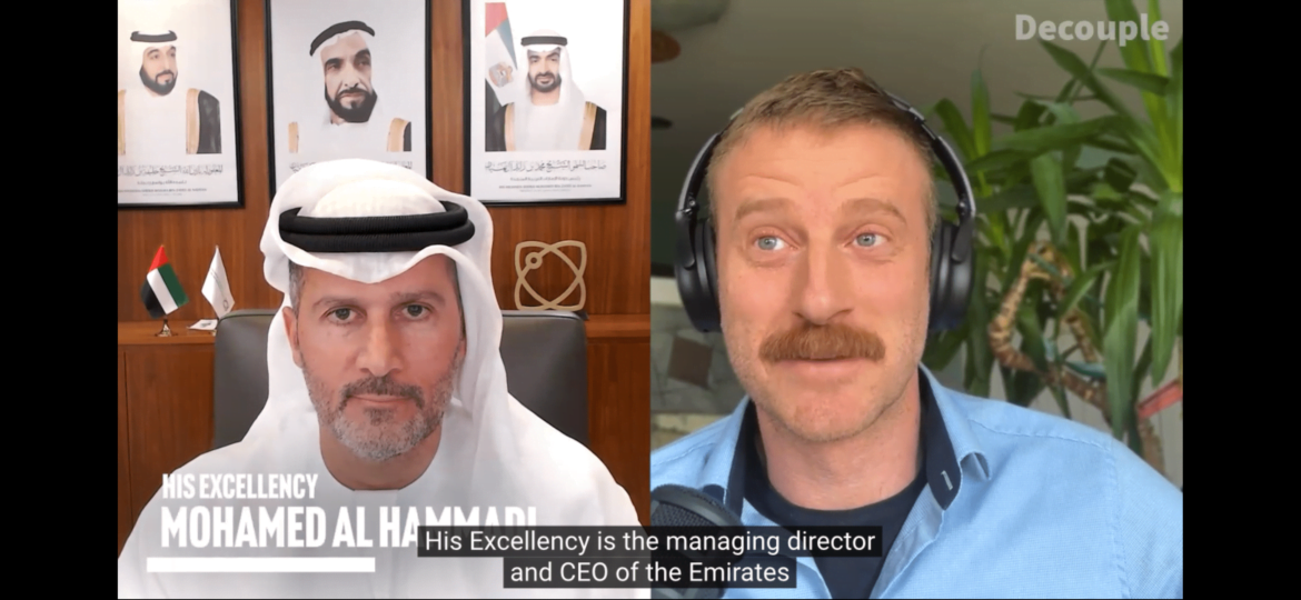 Mohamed Al Hammadi with Chris Keefer