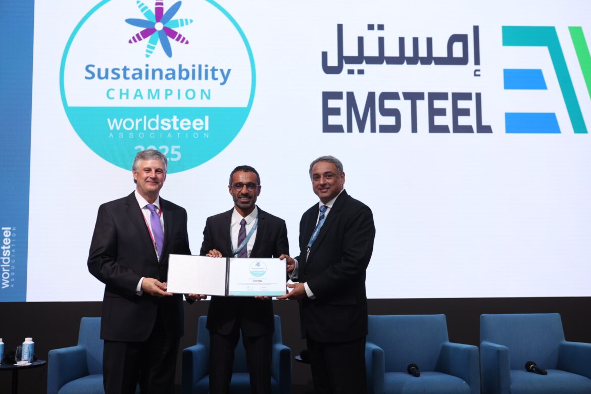 EMSTEEL Recognised as 2025 ‘worldsteel Sustainability Champion