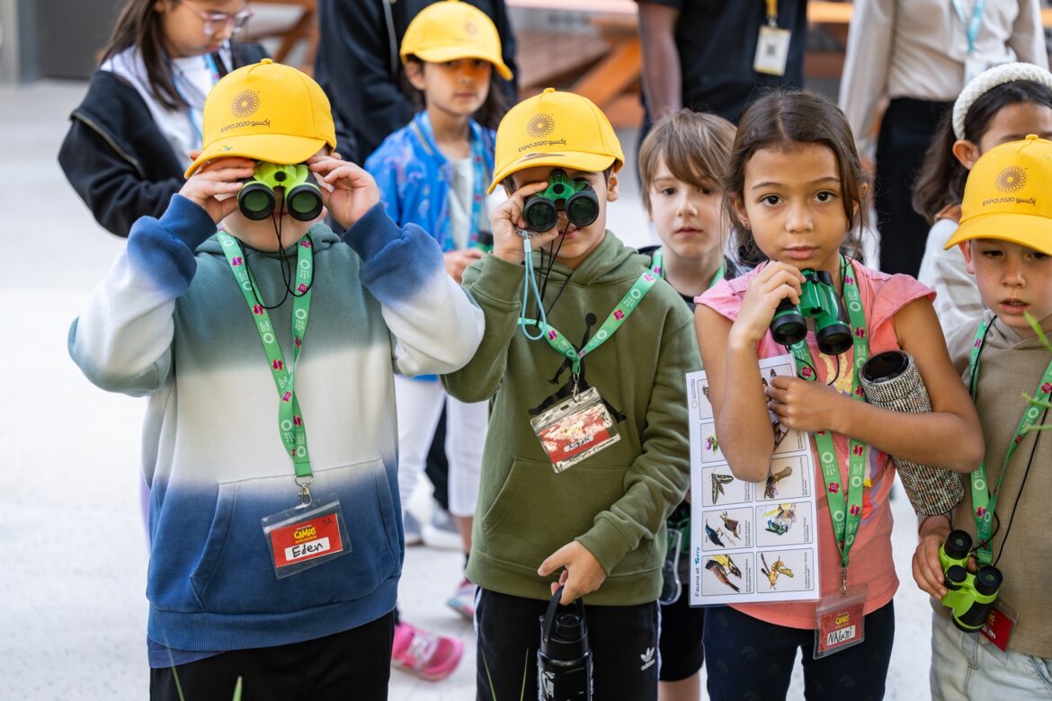 Winter Camp activities at Terra Pavilion in Expo City Dubai.